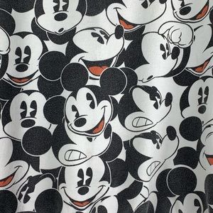 Vintage DISNEY DESIGNS Mickey Mouse All Over Print